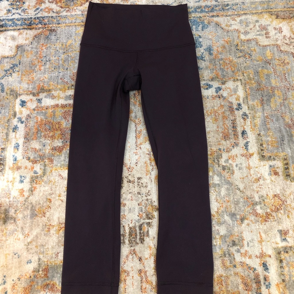 Lululemon highrise Wunderunder crop